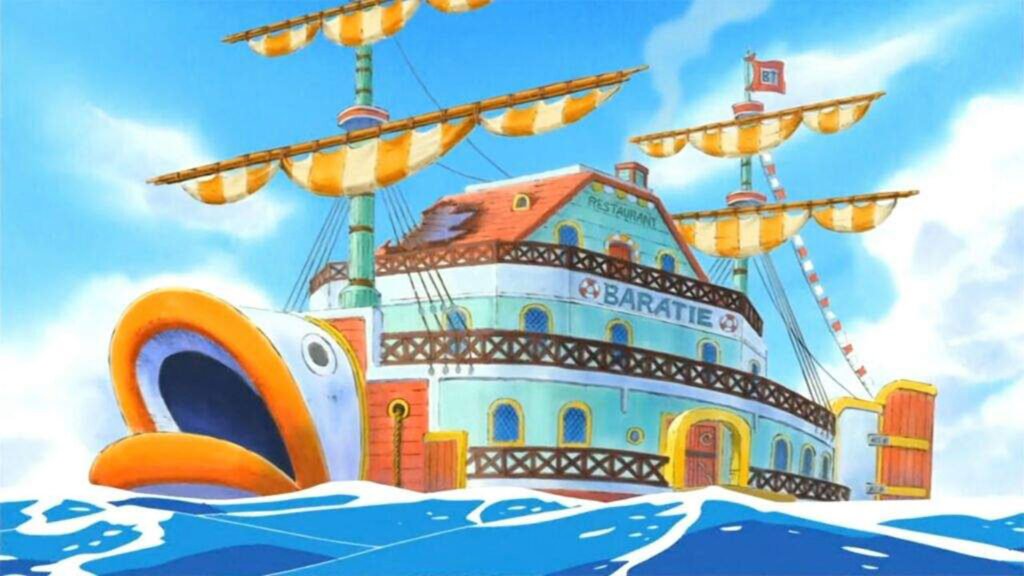 one piece baratie postcover