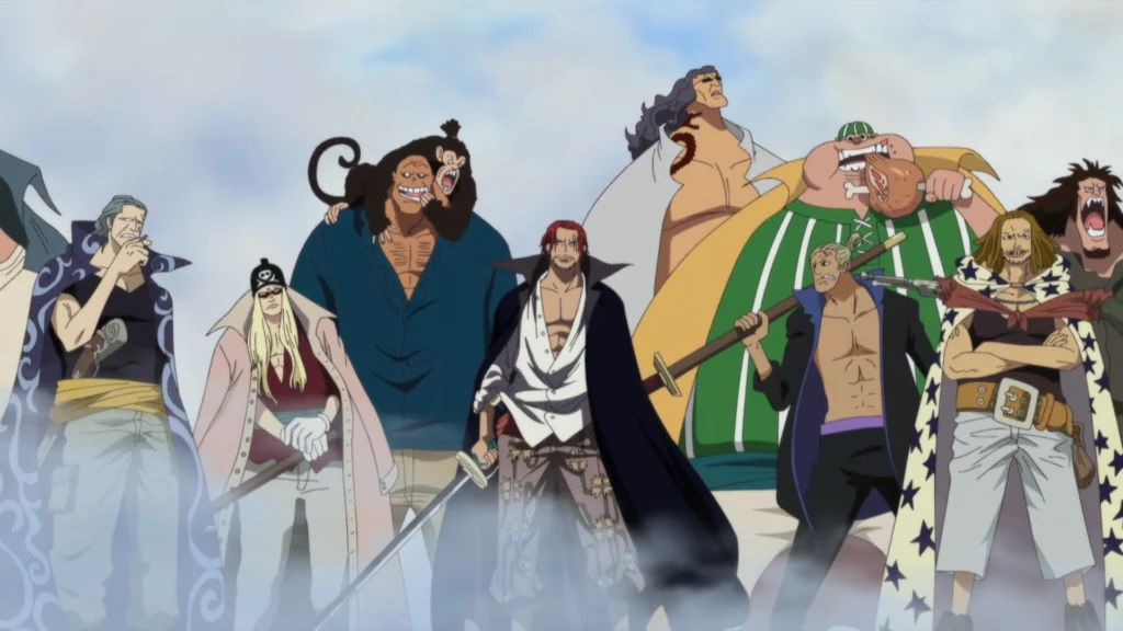Piratas do Ruivo aparecem em Marineford