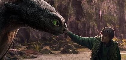 Soluco e Banguela no filme Como Treinar o Seu Dragao producao da DreamWorks Animation